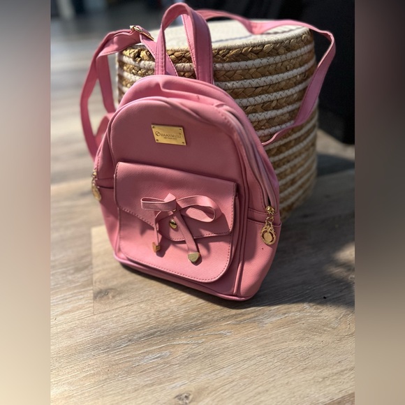 Pink mini backpack - Picture 5 of 5